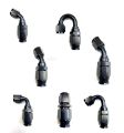 Picture of Fragola -10AN Race-Rite Reusable PTFE Hose End 90 Degree