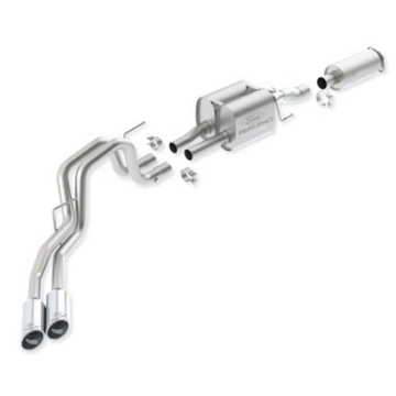 Picture of Ford Racing 2011-2014 F-150 SVT Raptor 6-2L Cat-Back Touring Exhaust System 145-inch WB