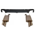 Picture of Ford Racing 2013-2014 Mustang GT Axle Back QUAD TIP Mufflers with Rear Lower VALENCE