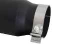 Picture of aFe Diesel Exhaust Tip Bolt On Black 4in Inlex x 5in Outlet x 15in