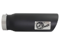 Picture of aFe Diesel Exhaust Tip Bolt On Black 4in Inlex x 5in Outlet x 15in