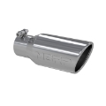 Picture of MBRP Universal Tip 4in OD 2-75in Inlet 10in Length Angled Rolled End T304