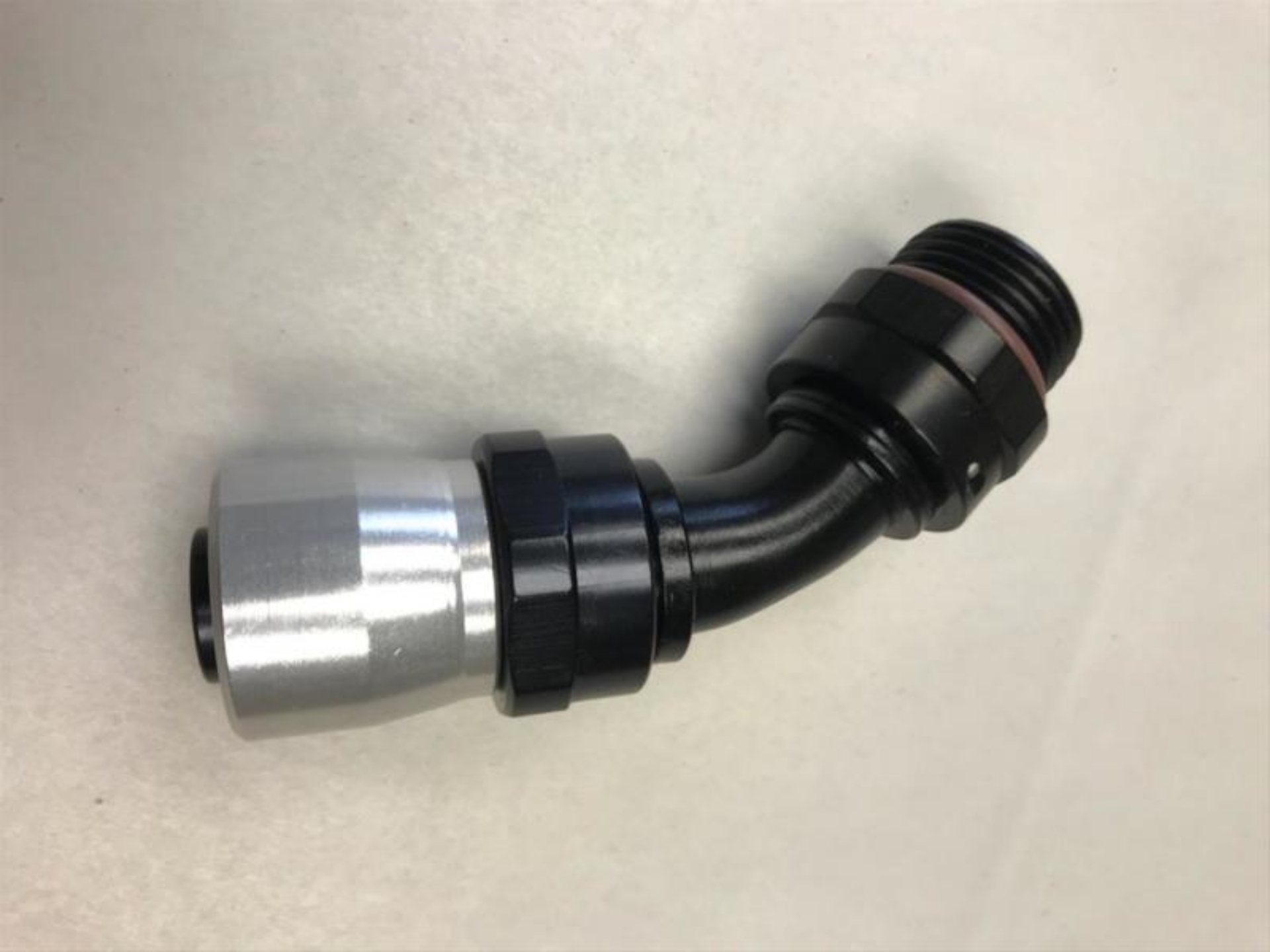 Picture of Fragola -12AN Male Rad- Fitting x 45 Degree Sport Crimp Hose End