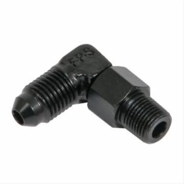Picture of Fragola -3AN x 1-8 NPT 90 Degree Swivel - Black