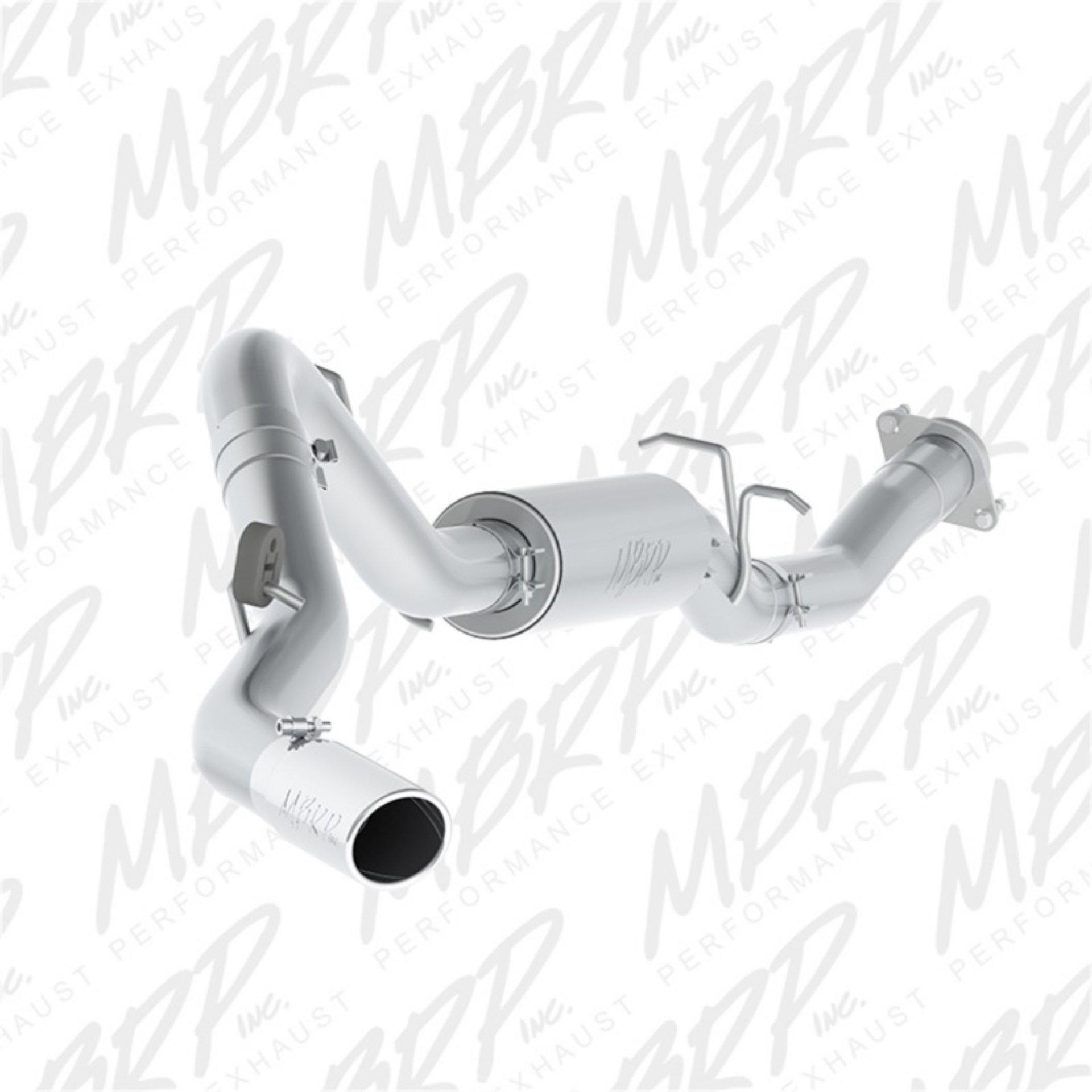 Picture of MBRP 07-10 Chevy-GMC 2500HD PU 6-0L V8 3-5in Single Side Exit Alum Cat Back Perf Exhaust