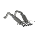 Picture of MBRP 14-19 Chevy Corvette V8 6-2L 3in T304 Dual Cat Back w- 4in Quad Dual Wall Tips