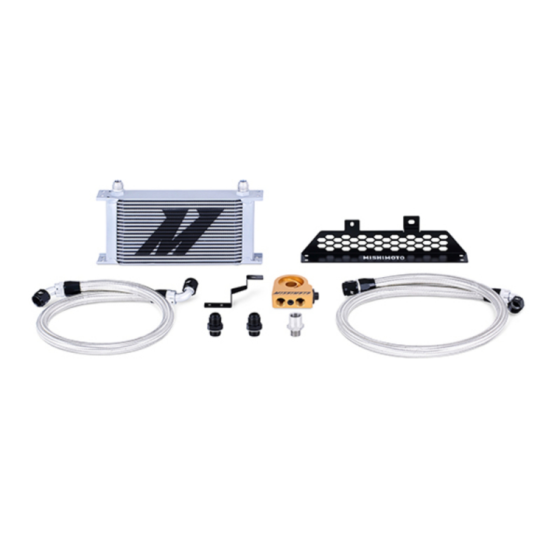 Picture of Mishimoto 13+ Ford Focus ST Thermostatic Oil Cooler Kit - Silver