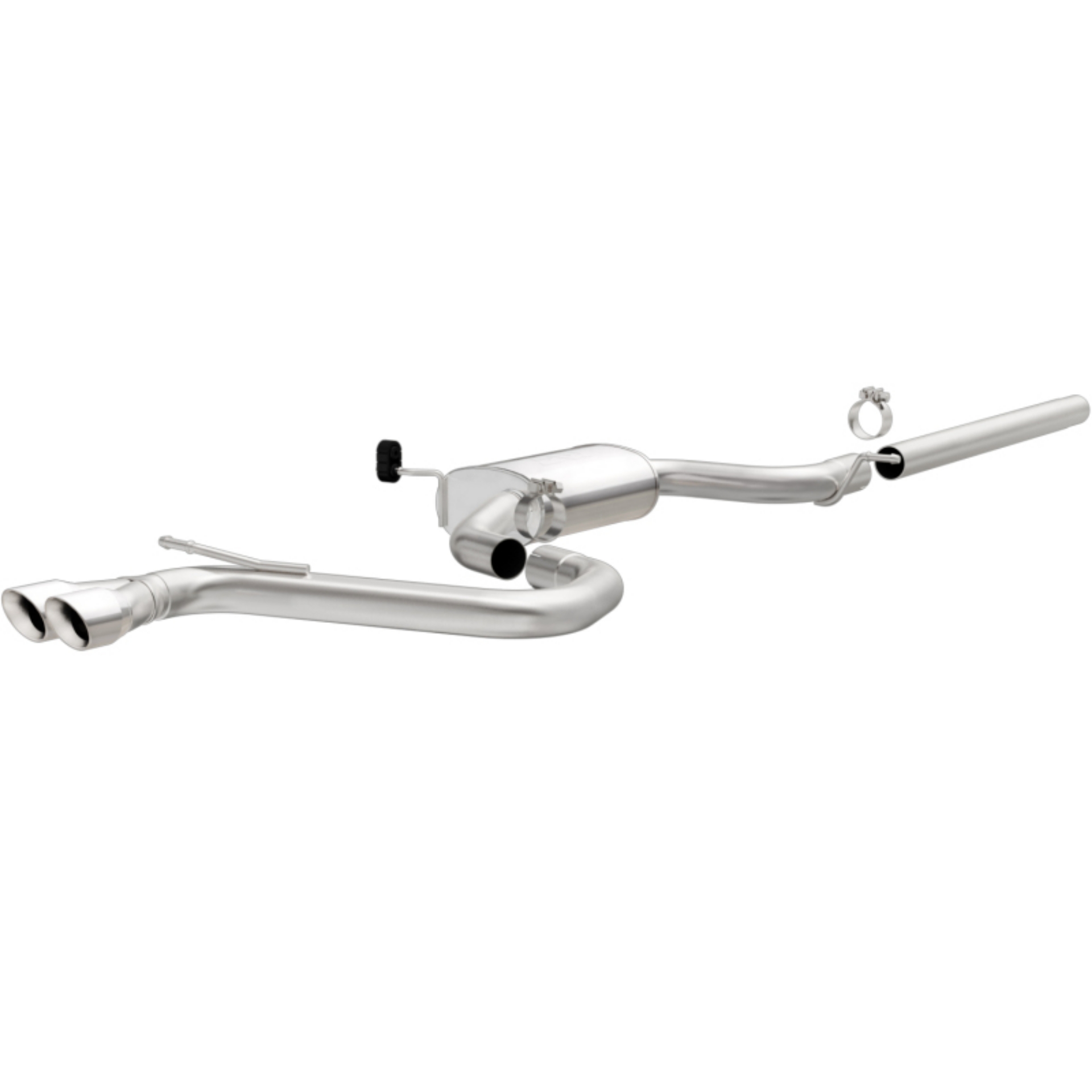 Picture of MagnaFlow Sys C-B 2015 Volkswagen Golf 1-8L 2-5in SS Dual Driver Side Exit Polished 3 Tip