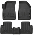Picture of Husky Liners 15-22 Jeep Cherokee WeatherBeater Combo Black Floor Liners