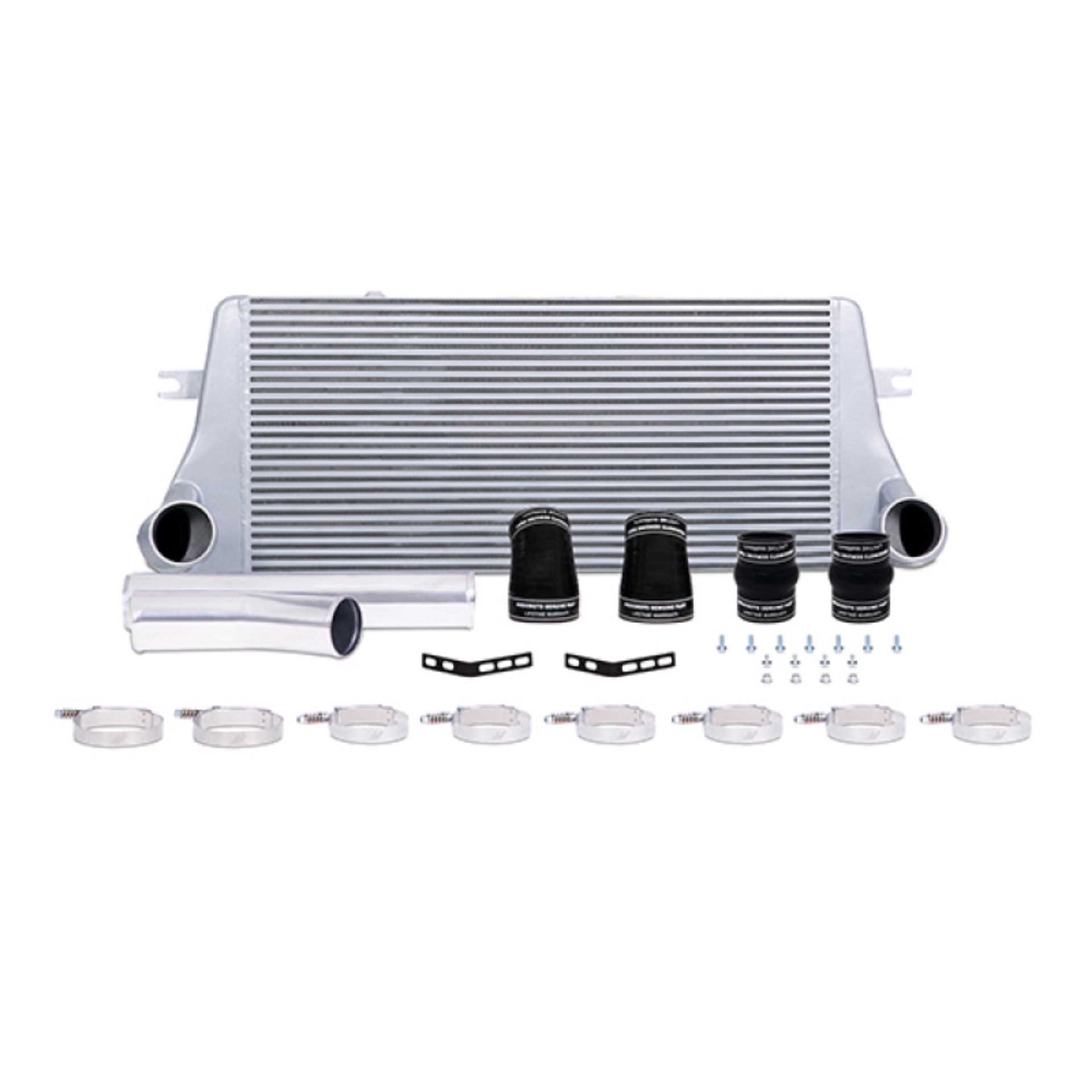 Picture of Mishimoto 94-02 Dodge Ram 2500 5-9L Cummins Intercooler Kit w- Pipes Silver