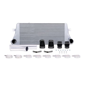 Picture of Mishimoto 94-02 Dodge Ram 2500 5-9L Cummins Intercooler Kit w- Pipes Silver