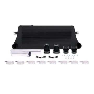 Picture of Mishimoto 94-02 Dodge Ram 2500 5-9L Cummins Intercooler Kit w- Pipes Black