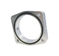 Picture of Torque Solution Throttle Body Spacer Silver: 03-06 Nissan-Infinti VQ35DE