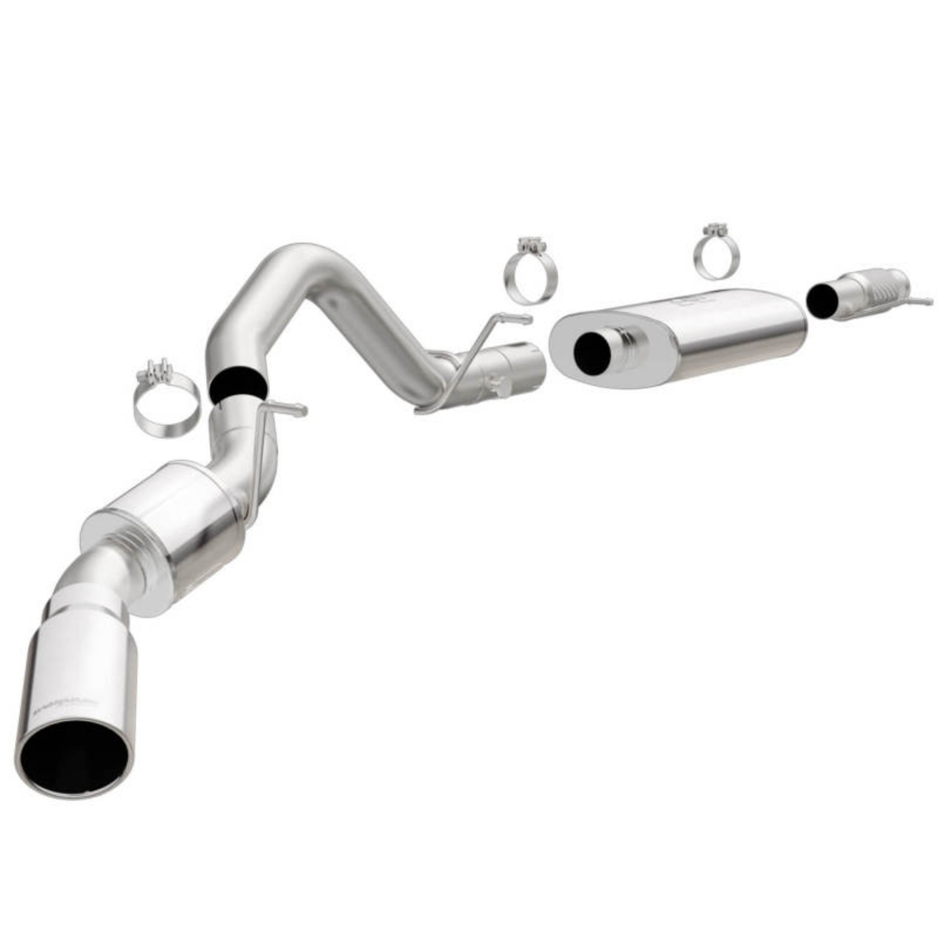 Picture of MagnaFlow MF Series SS Cat-Back Exhaust Single Passenger Side Rear Exit 2015 Cadillac Escalade