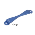 Picture of Mishimoto Subaru CNC Battery Tie-Down - Blue