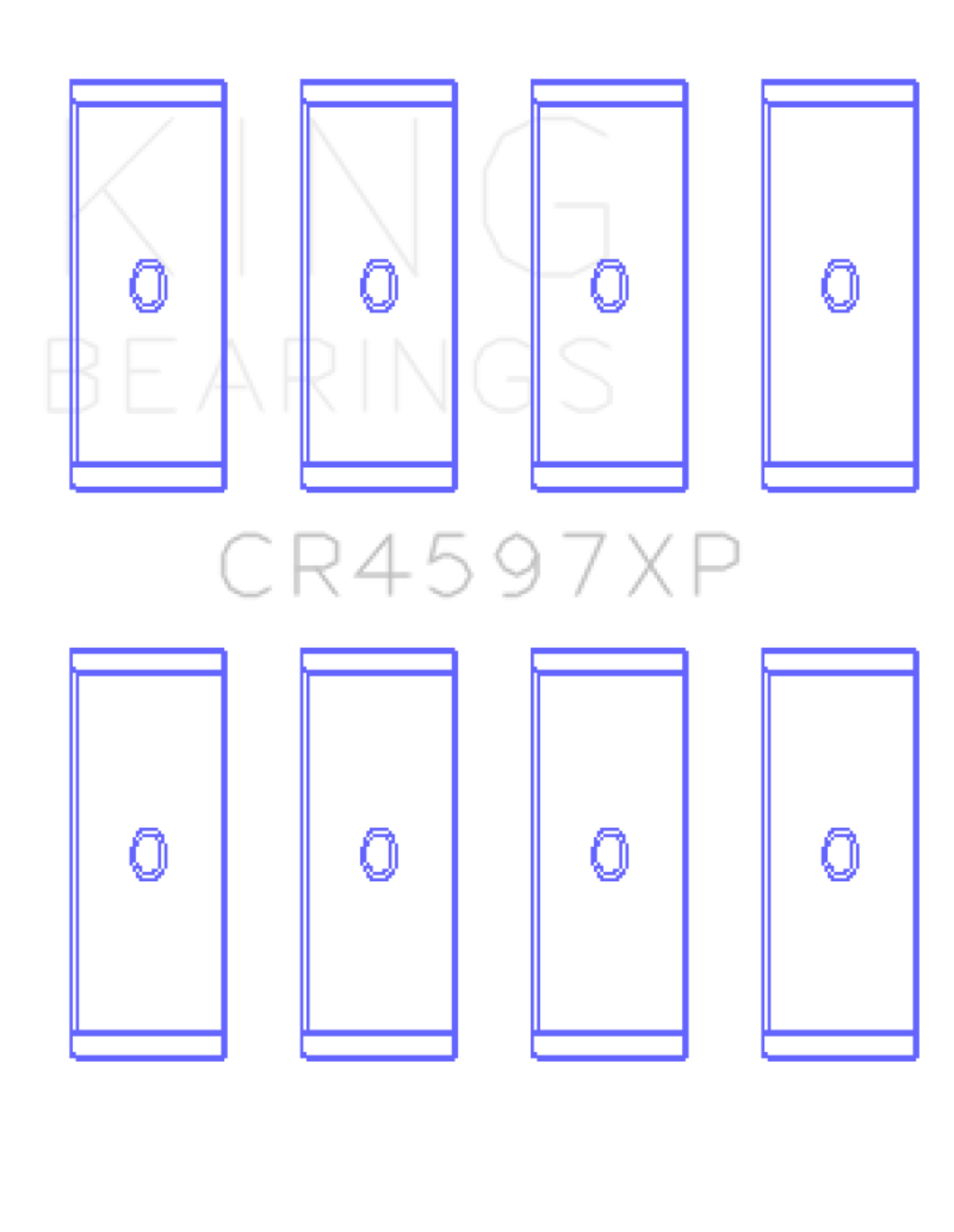 Picture of King Engine Bearings Volkswagen 2-0L FSI-TFSI Performance Rod Bearing Set - Size STD