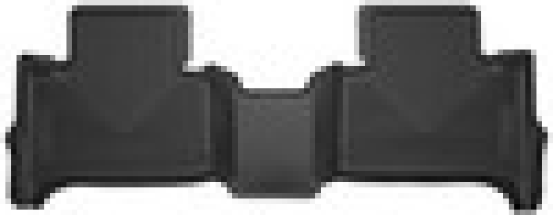 Picture of Husky Liners 15 Chevy Colorado - GMC Canyon X-Act Contour Black 2nd Row Floor Liners