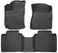 Picture of Husky Liners 15 Toyota Venza WeatherBeater Front & Second Row Tan Floor Liners Black
