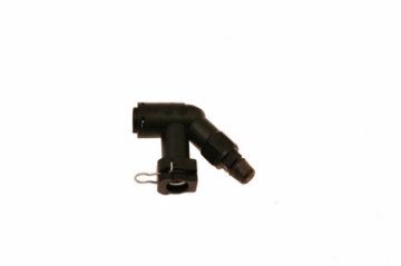 Picture of McLeod Fitting Elbow Connector W-Bleed Screw For Wire Clip Male Plug In Fittings