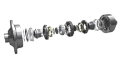 Picture of Eaton Detroit Locker Diff 30 Spline 1-31in Axle Shaft Diam 3-73 & Down Ratio Front-Rev Rear Dana 44