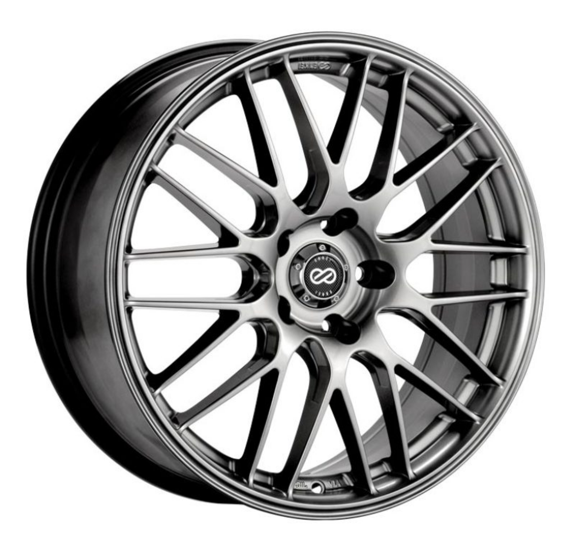 Picture of Enkei EKM3 18x8 5x112 Bolt Pattern 45mm Offset 72-6 Bore Dia Performance Hyper Silver Wheel