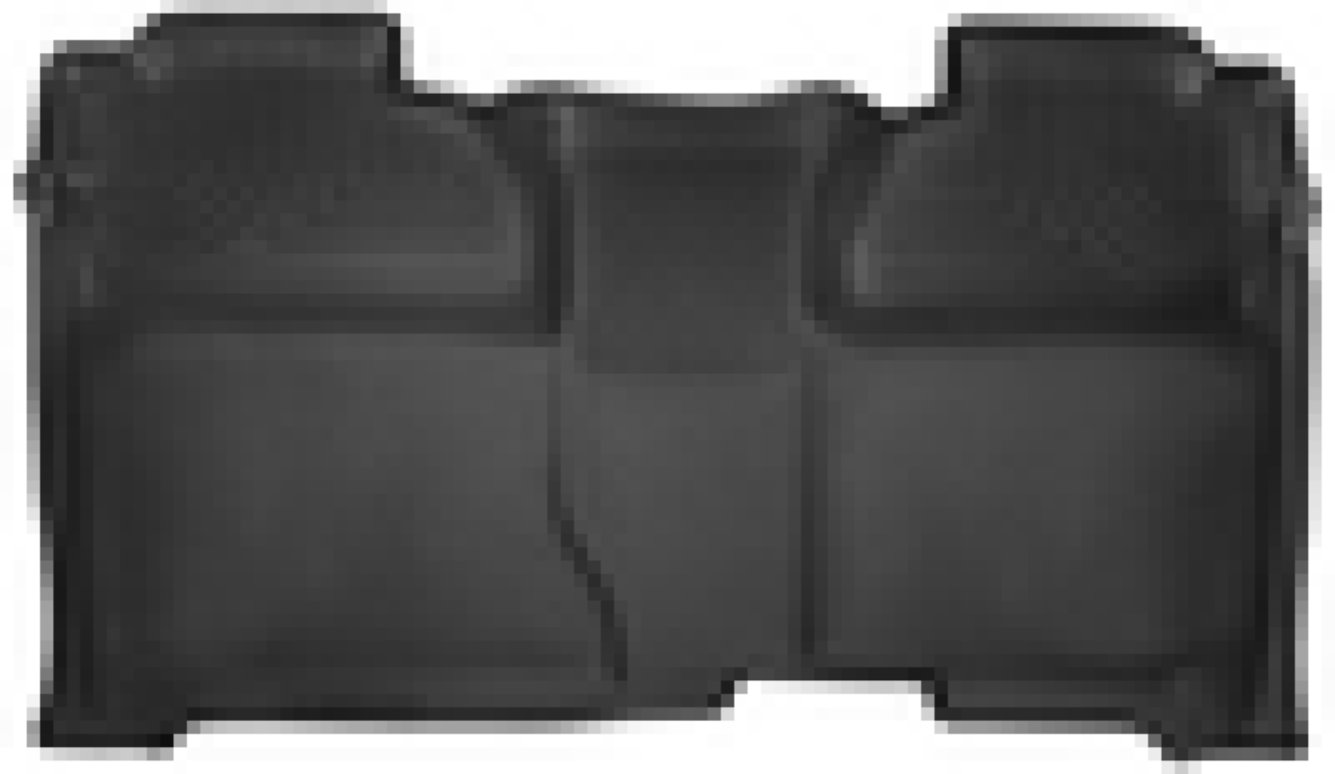 Picture of Husky Liners 14-15 Chevy Silverado Crew Cab X-Act Contour Black 2nd Row Floor Liners
