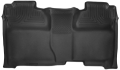 Picture of Husky Liners 14-15 Chevy Silverado Crew Cab X-Act Contour Black 2nd Row Floor Liners