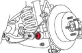Picture of SPC Performance 05+ Chrysler 300-04-08 Pacifica-08+ Dodge Challenger-06+ Charger Rear Toe Bushing