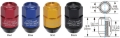 Picture of Project Kics Leggdura Racing Shell Type Lug Nut 35mm Closed-End Look 16 Pcs + 4 Locks 12X1-5 Red