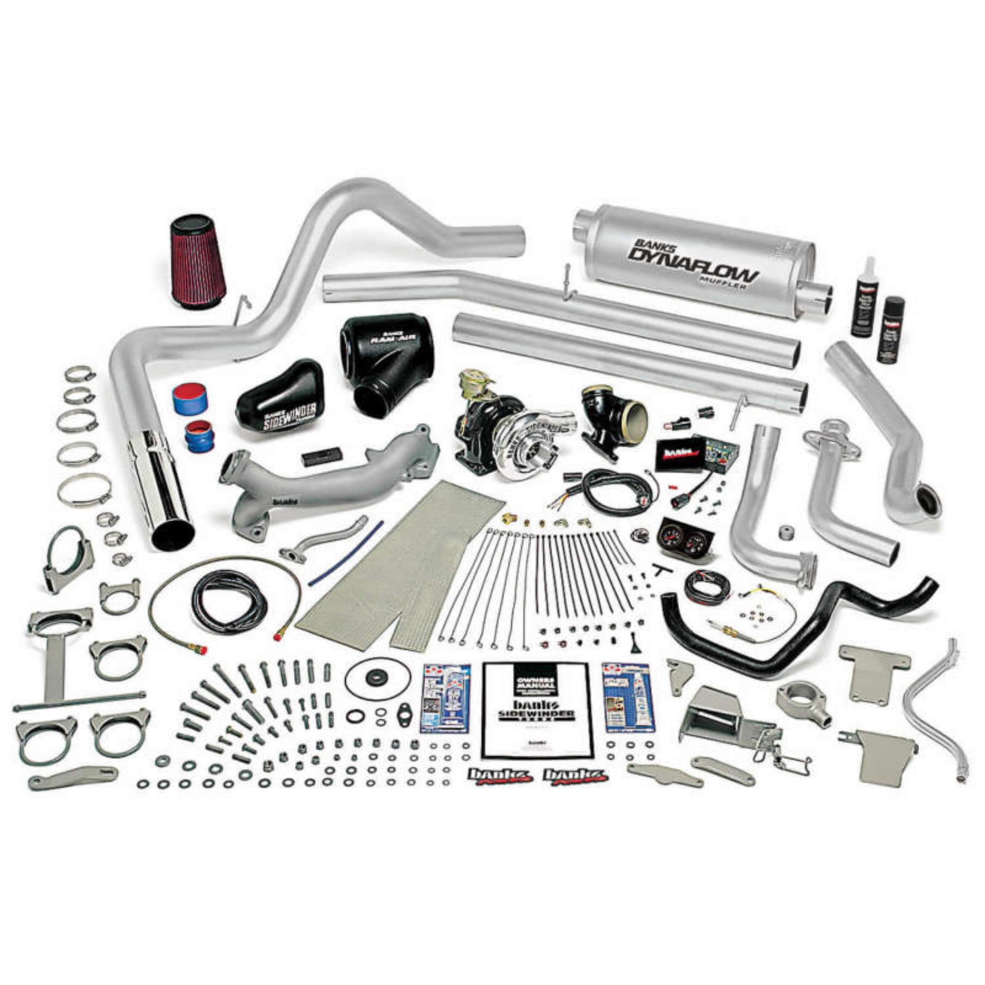 Picture of Banks Power 83-93 Ford 6-9-7-3L Trk Man Sidewinder Turbo System - Wastegated