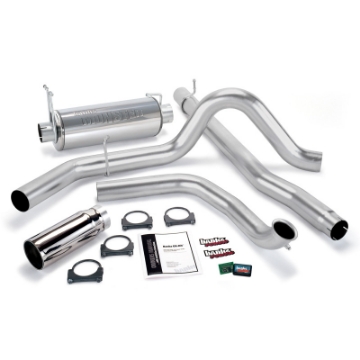 Picture of Banks Power 99-03 Ford 7-3L Git-Kit - SS Single Exhaust w- Chrome Tip