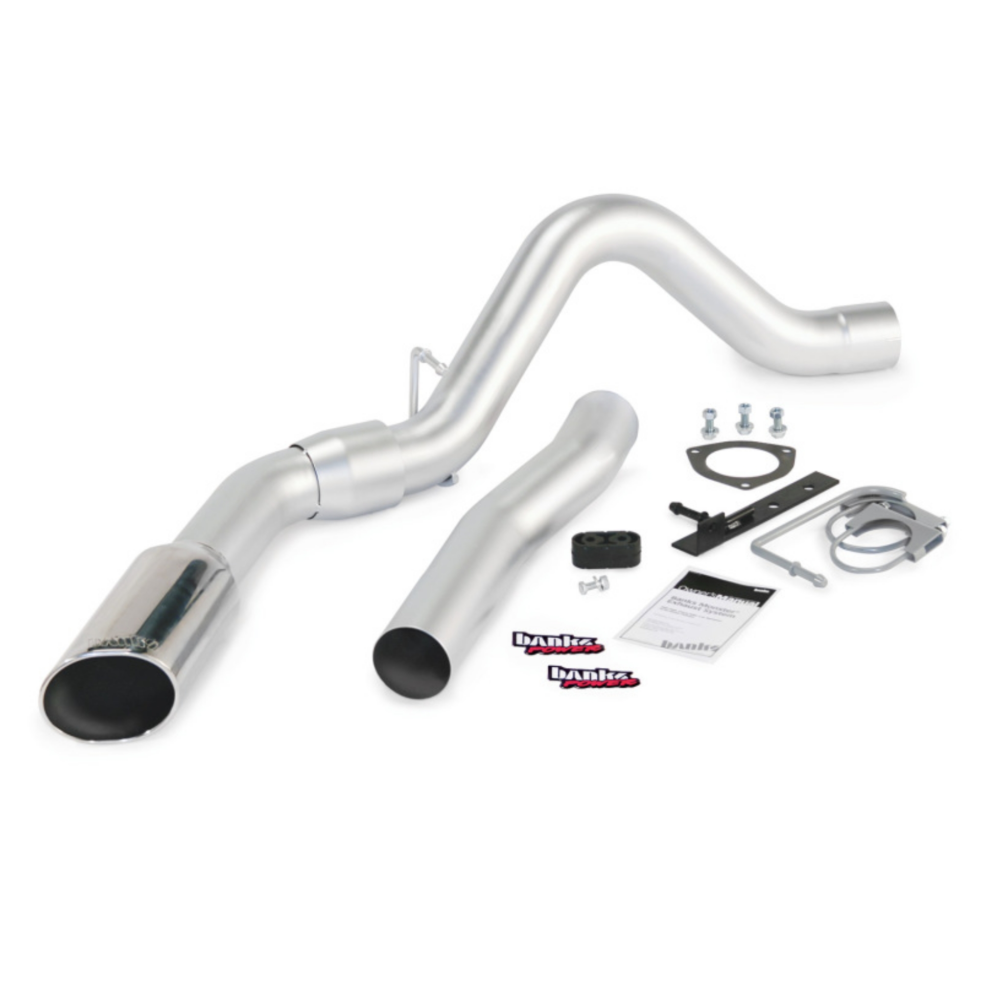 Picture of Banks Power 11-14 Chev 6-6L LML ECLB-CCSB-CCLB Monster Exhaust Sys - SS Single Exhaust w- Chrome Tip