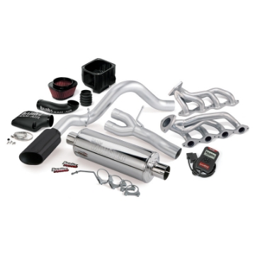 Picture of Banks Power 02-06 Chevy 4-8-5-3L 1500-SCSB PowerPack System - SS Single Exhaust w- Black Tip