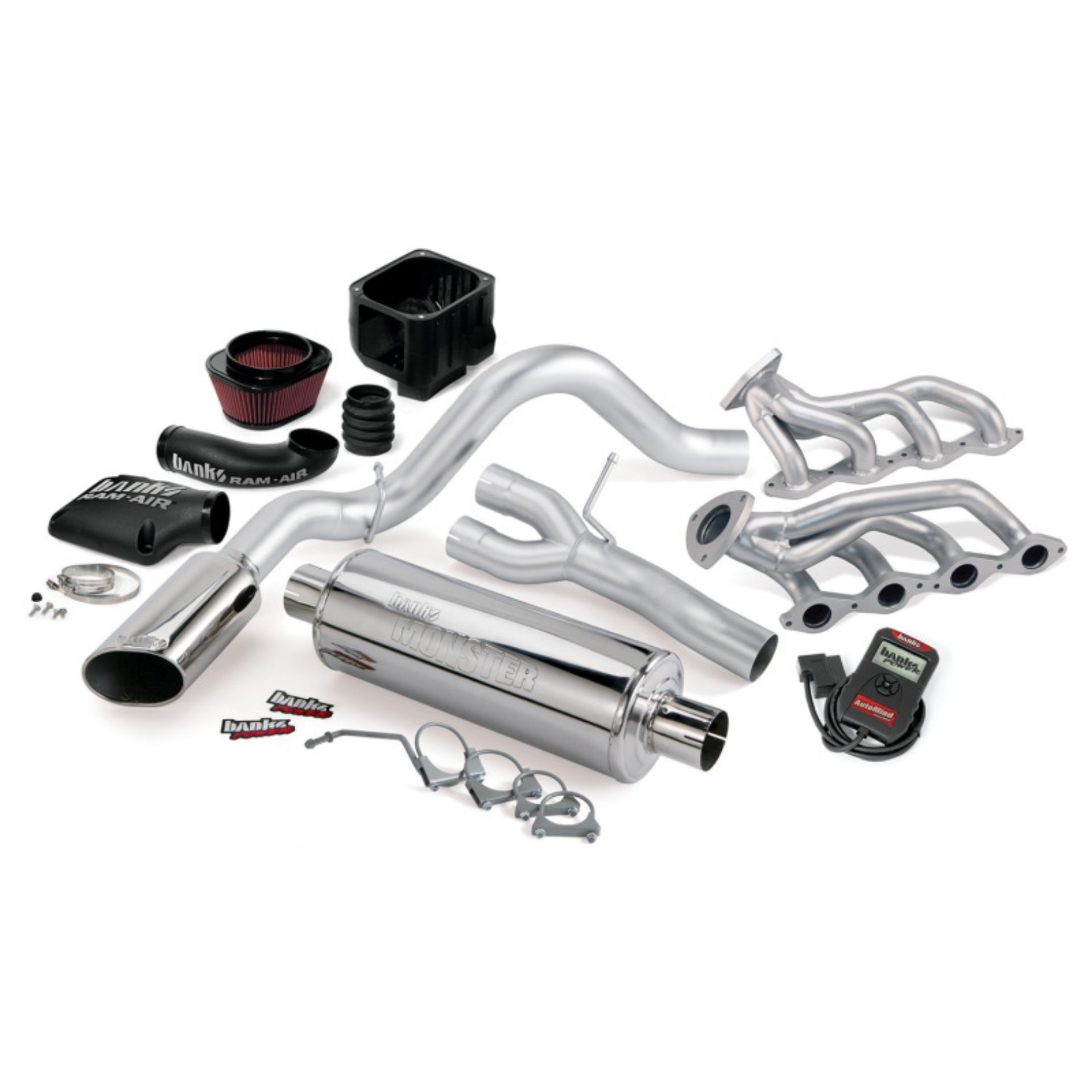 Picture of Banks Power 09 Chevy 5-3L CCSB-ECSB FFV PowerPack System - SS Single Exhaust w- Chrome Tip