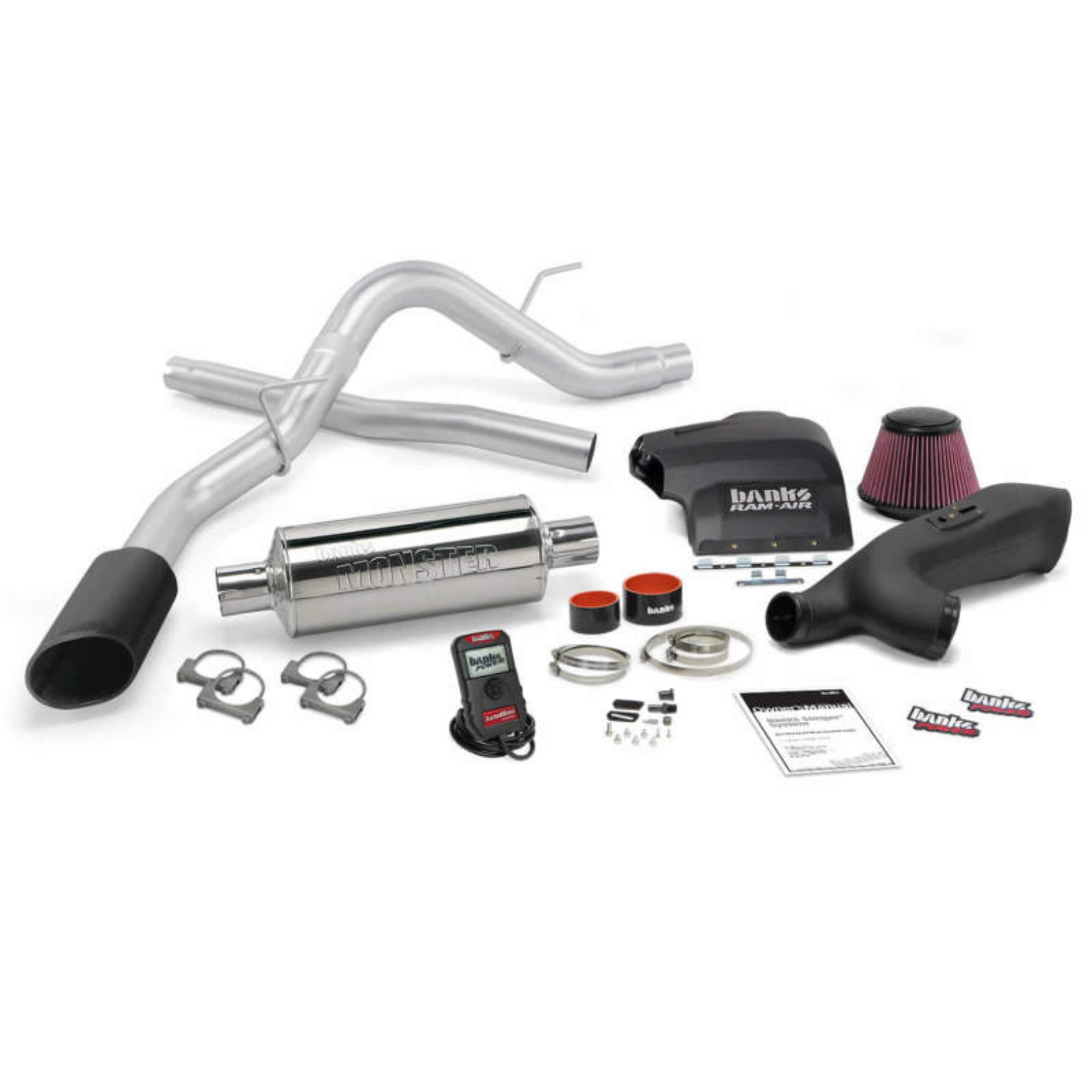 Picture of Banks Power 11-14 Ford F-150 3-5L EcoBoost Stinger System - SS Single Exhaust w- Black Tip