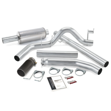 Picture of Banks Power 98-02 Dodge 5-9L Std Cab Monster Exhaust System - SS Single Exhaust w- Black Tip