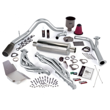 Picture of Banks Power 99-04 Ford 6-8L Truck EGR-Early Cat PowerPack System - SS Single Exhaust w- Black Tip