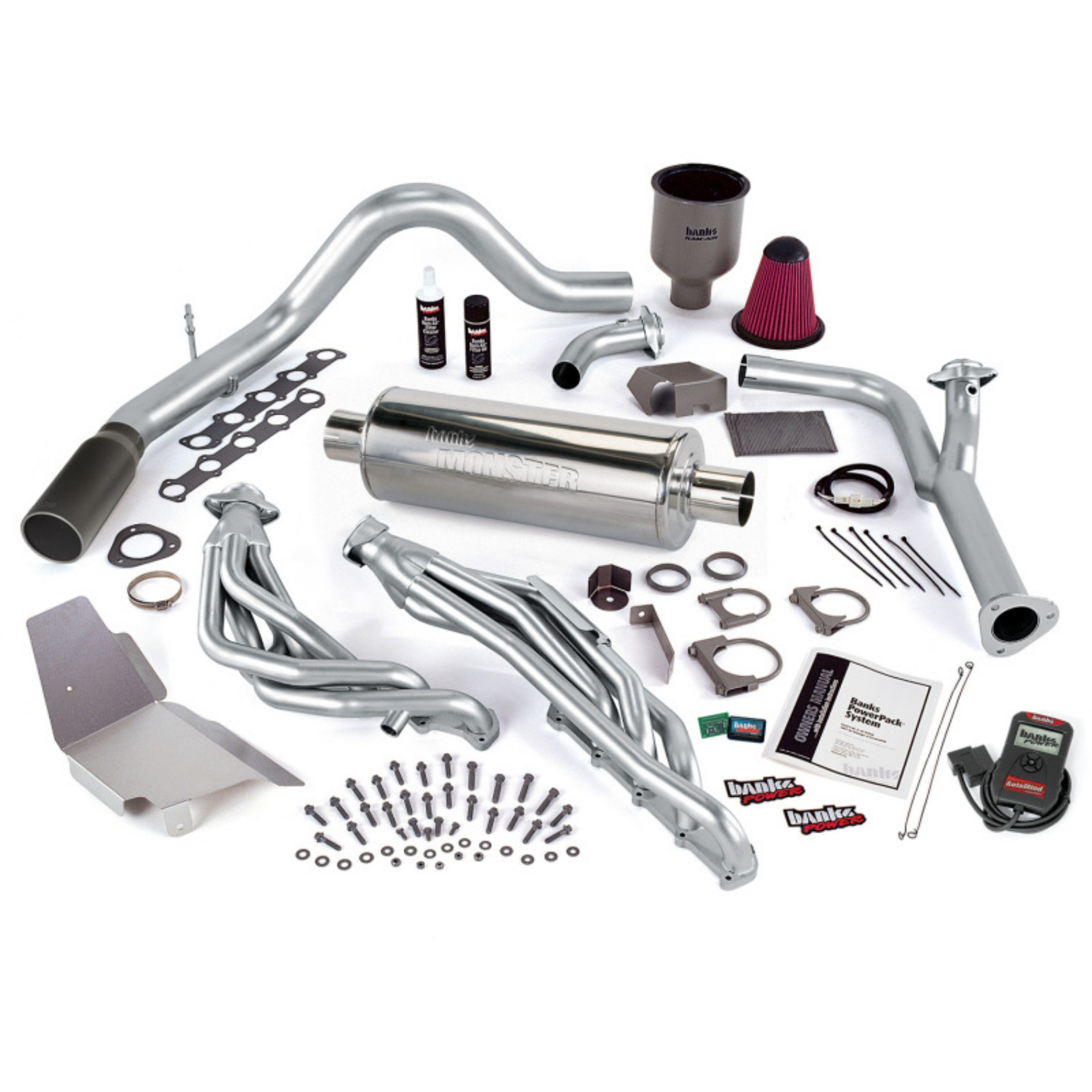 Picture of Banks Power 99-04 Ford 6-8L Truck EGR-Late Cat PowerPack System W-AutoMind
