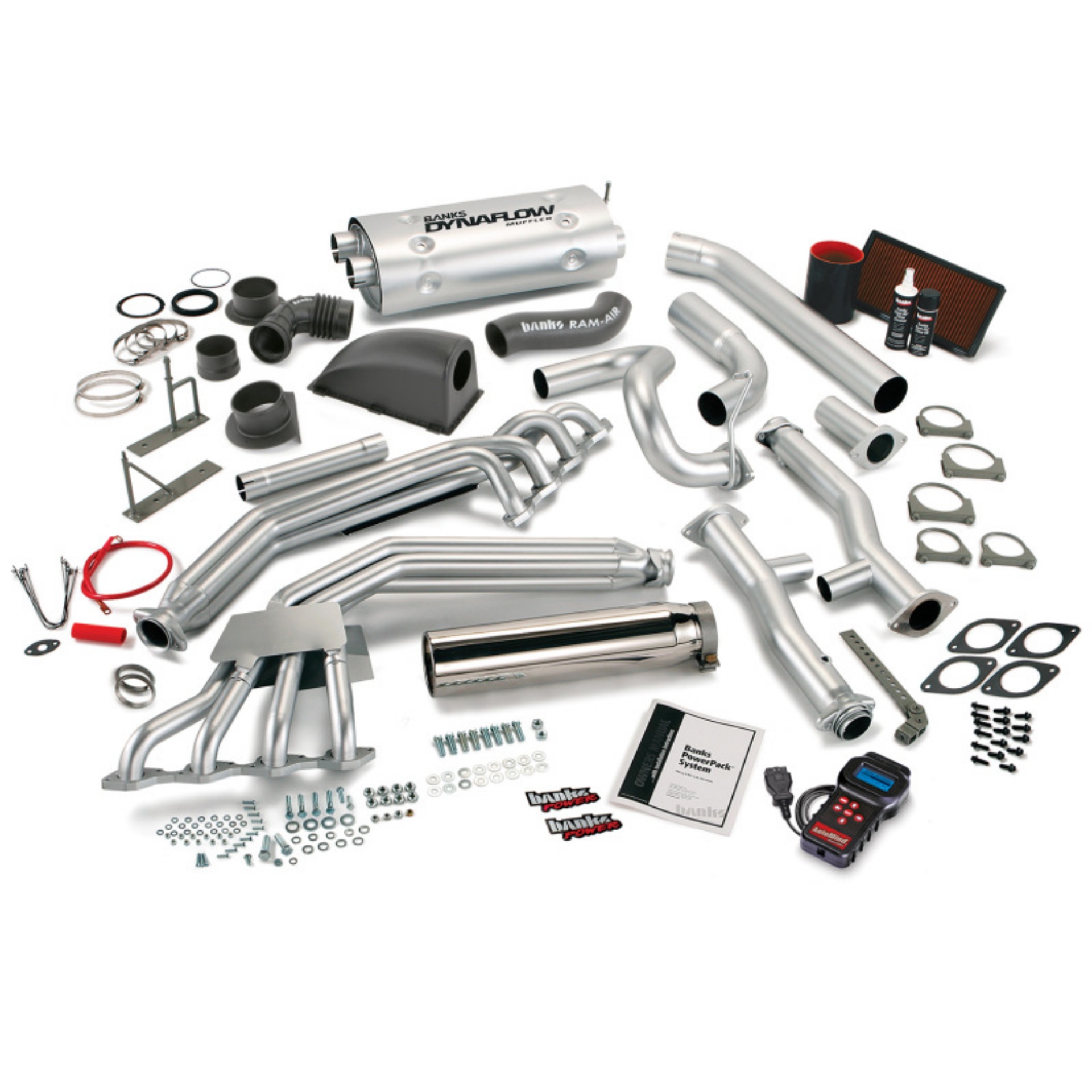 Picture of Banks Power 05-08 GM 8-1L Mh-W24 L-Exit PowerPack System W-AutoMind