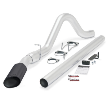 Picture of Banks Power 08-10 Ford 6-4 ECSB-CCSB SWB Monster Exhaust System - SS Single Exhaust w- Black Tip