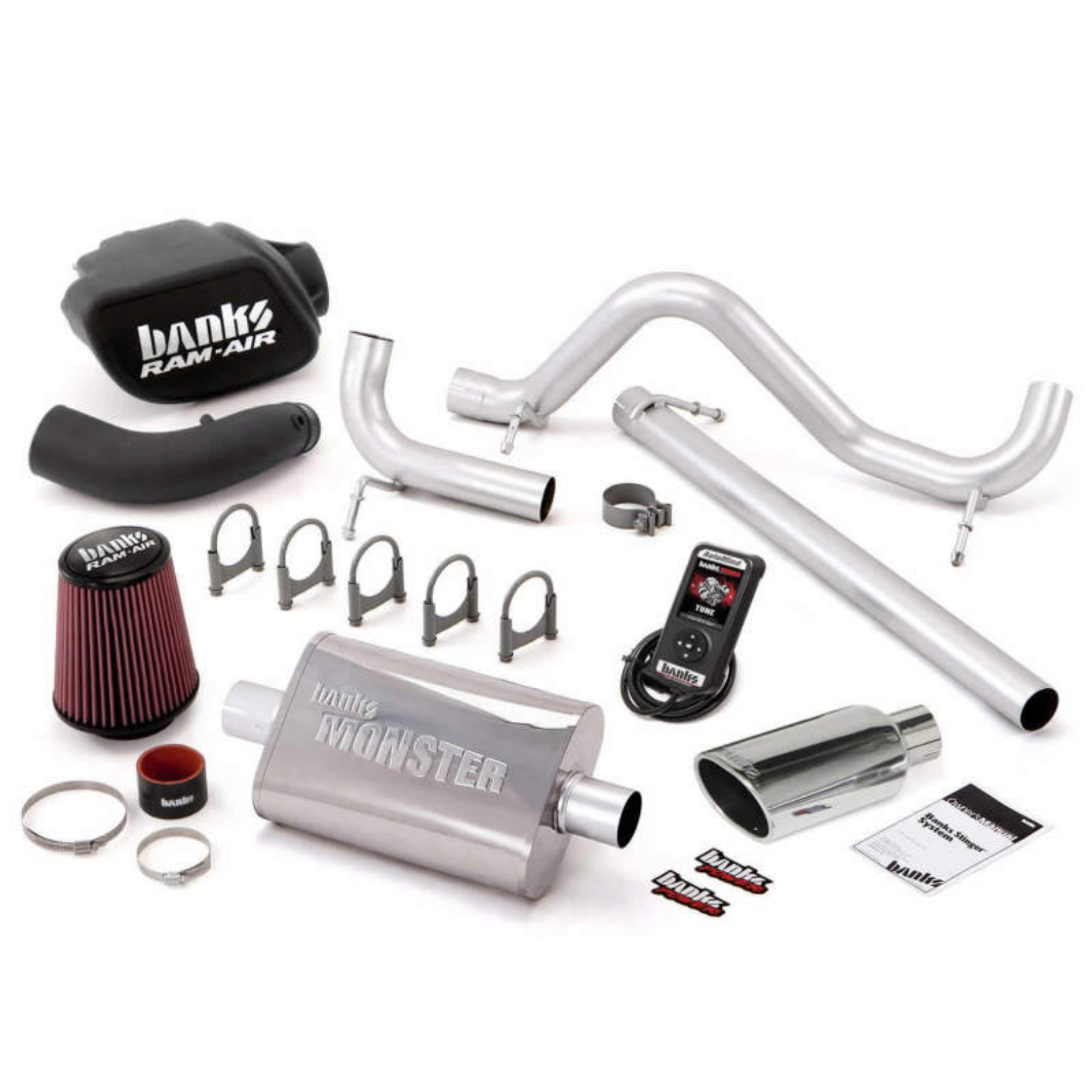 Picture of Banks Power 07-11 Jeep 3-8L Wrangler - 2dr Stinger System w- AutoMind