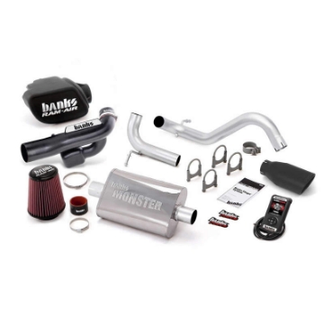 Picture of Banks Power 12-14 Jeep 3-6L Wrangler All 2dr Stinger Sys w- AutoMind - SS Single Exh w- Black Tip