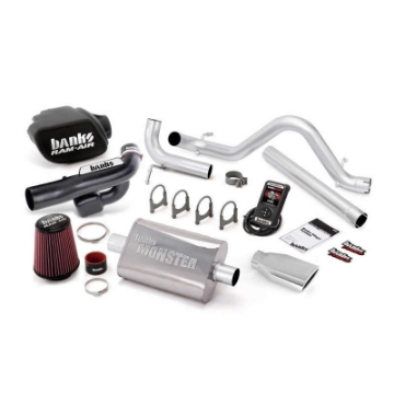 Picture of Banks Power 12-14 Jeep 3-6L Wrangler All 4dr Stinger Sys w- AutoMind - SS Single Exh w- Chrome Tip