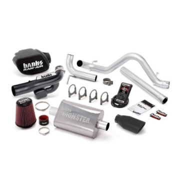 Picture of Banks Power 12-14 Jeep 3-6L Wrangler - 4dr Stinger Sys w- AutoMind - SS Single Exhaust w- Black Tip