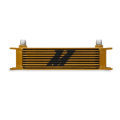 Picture of Mishimoto Universal 10 Row Oil Cooler - Gold