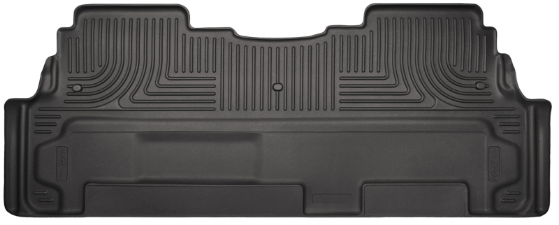Picture of Husky Liners 09-15 Buick Enclave-Chevy Traverse-GMC Acadia WeatherBeater 2nd Row Black Floor Liners