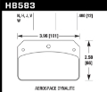 Picture of Hawk DR-97 Brake Pads for Aerospace Dynalite Caliper w- 0-218in Center Hole