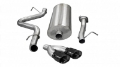 Picture of Corsa 07-10 GMC Sierra 6-0L V8 3in Cat-Back Single Side w Twin 4in Black Pro-Series Tips