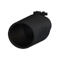 Picture of MBRP Universal Tip 4in O-D- Angled Rolled End 2-5in inlet 12in length Black