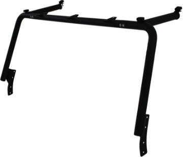 Picture of MBRP 07-10 Jeep Wrangler JK Front Roof Rack Extension 2 Door Black Coated